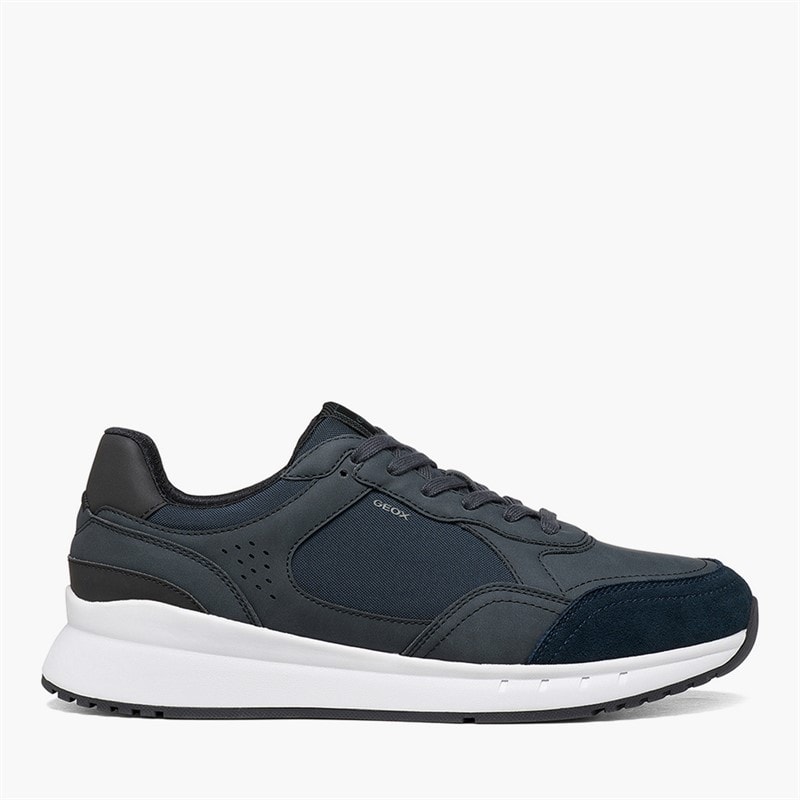 GEOX Mens Branthon Trainers Navy - Image 1