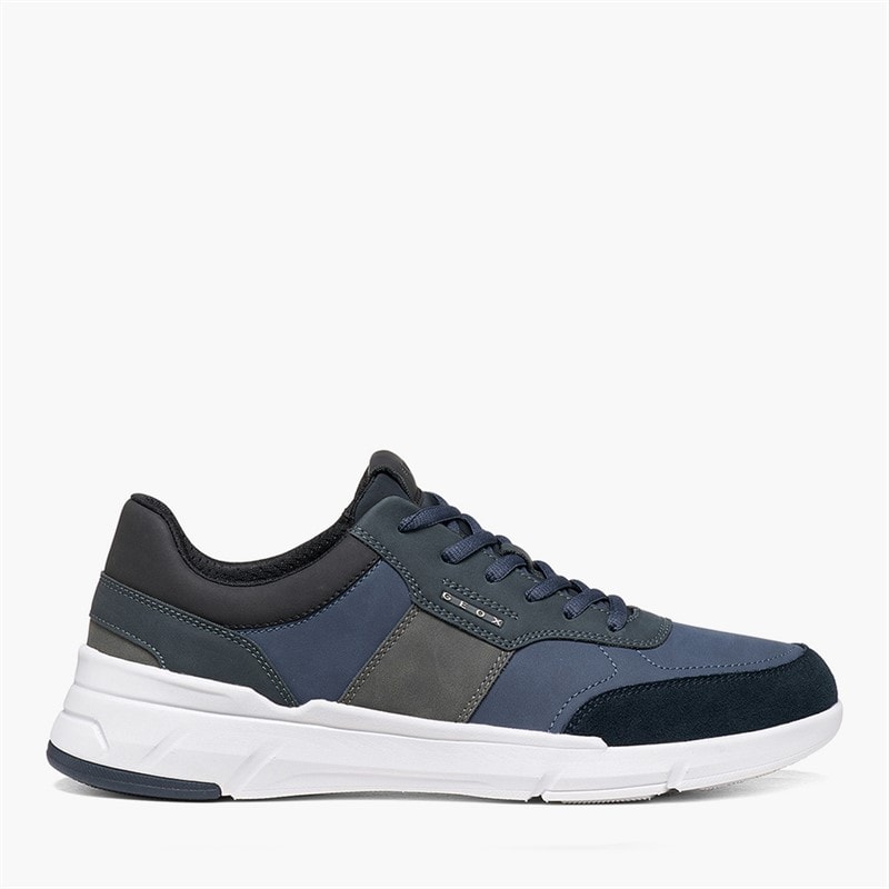 GEOX Mens Vittour Trainers Blue/Navy - Image 1
