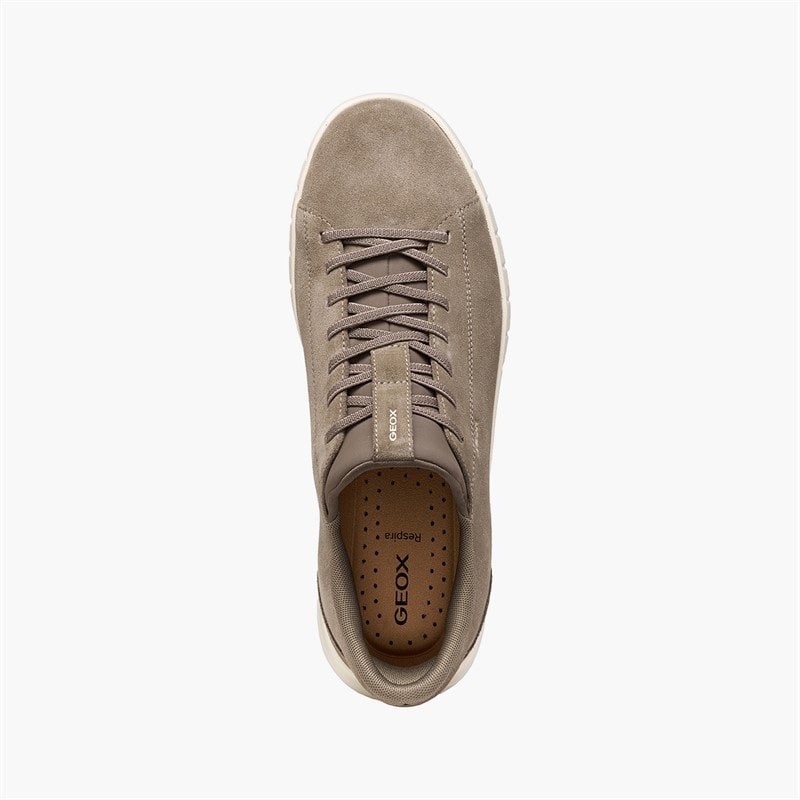 GEOX Mens Flextride Fast In Plus Trainers Taupe - Image 4