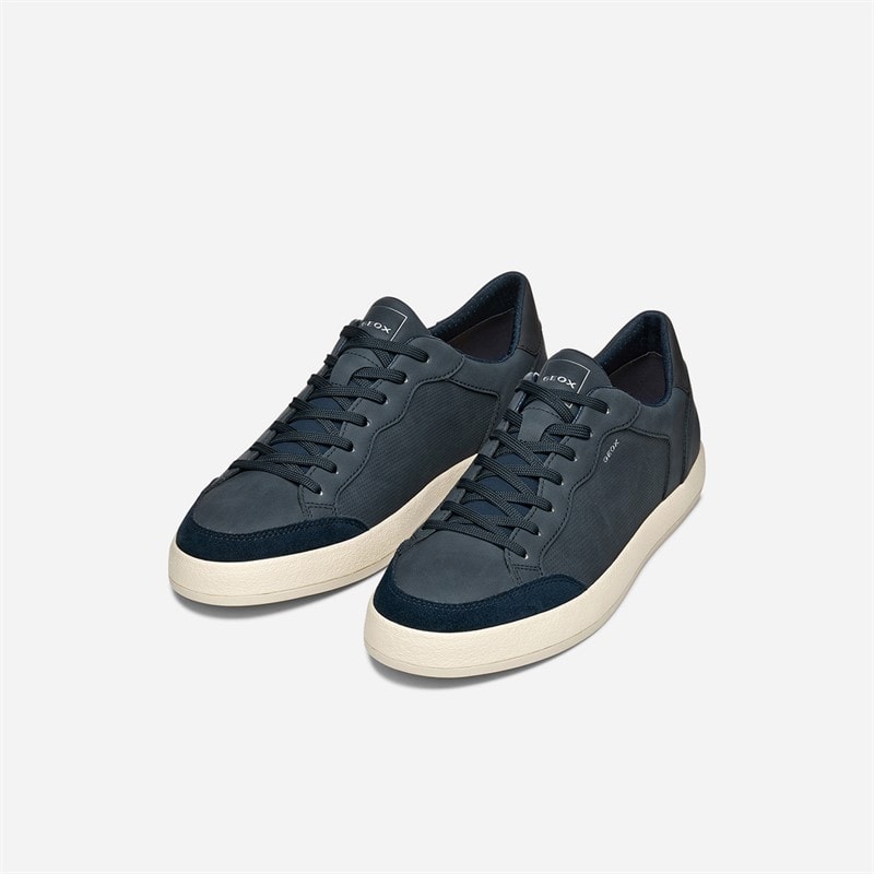 GEOX Mens Serifos Trainers Dark Navy Dk Navy - Image 3