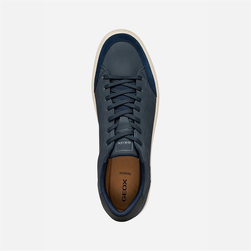 GEOX Mens Serifos Trainers Dark Navy Dk Navy - Image 4