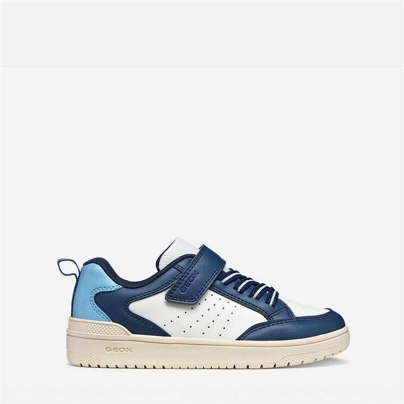 GEOX Infant Boys Washiba Trainers White/Navy