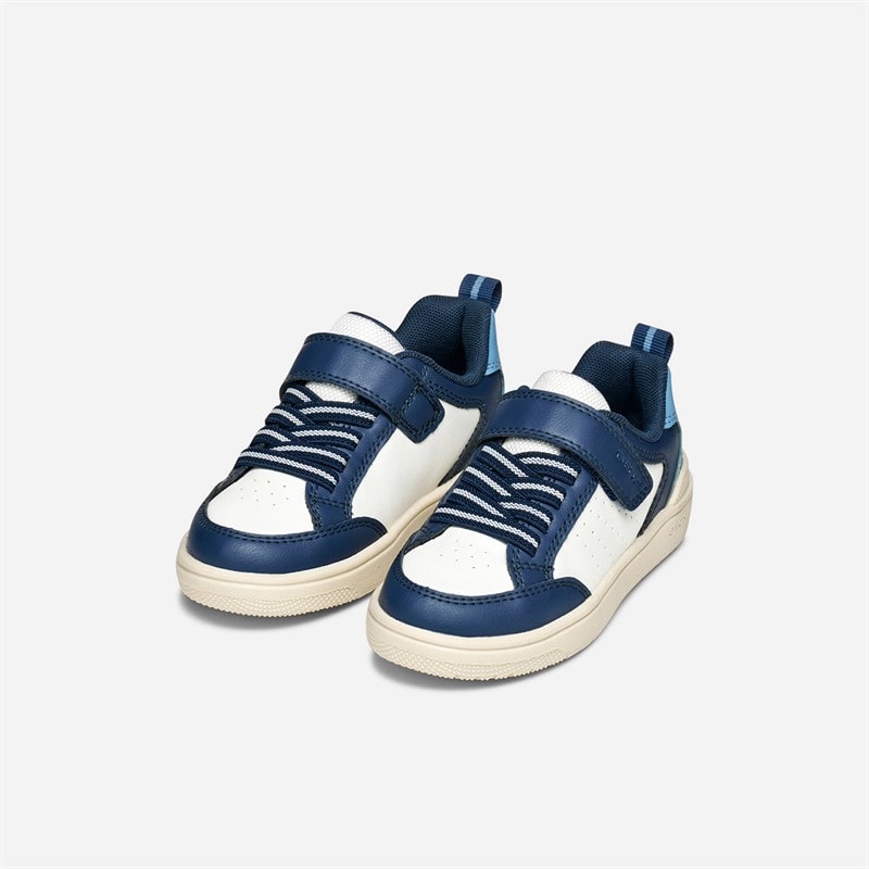 GEOX Infant Boys Washiba Trainers White/Navy - Image 2
