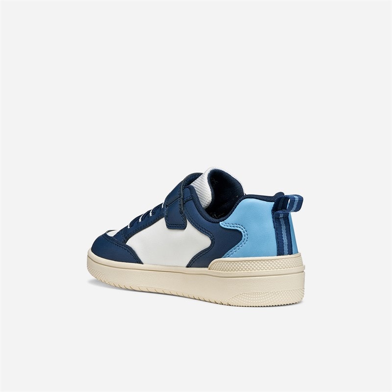 GEOX Infant Boys Washiba Trainers White/Navy - Image 3