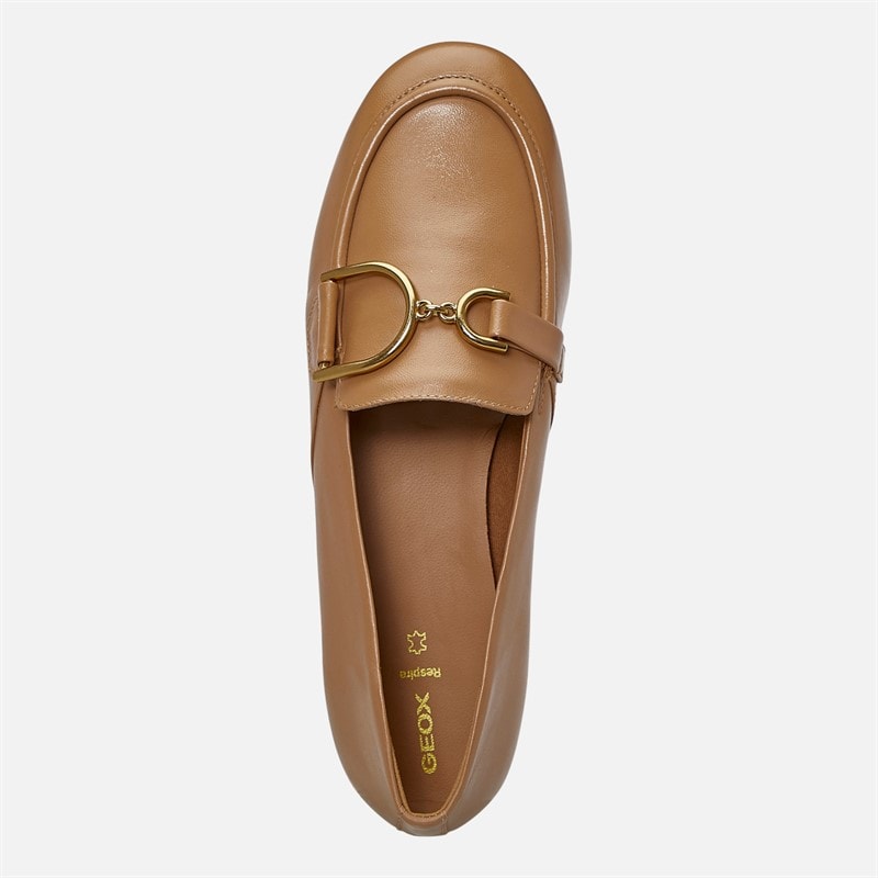 GEOX Womens Palmaria Loafers Beige - Image 4