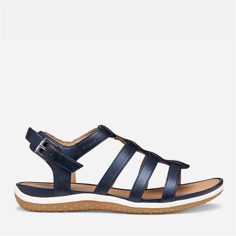 GEOX Womens Vega Fisherman Sandals Dark Jeans Dk Jeans