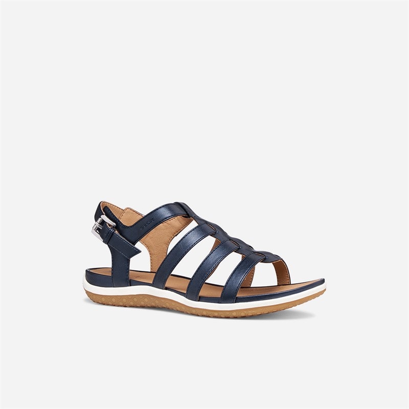 GEOX Womens Vega Fisherman Sandals Dark Jeans Dk Jeans - Image 2