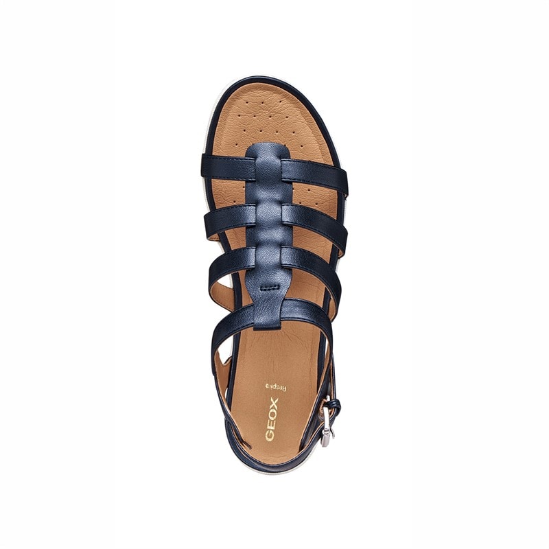 GEOX Womens Vega Fisherman Sandals Dark Jeans Dk Jeans - Image 3