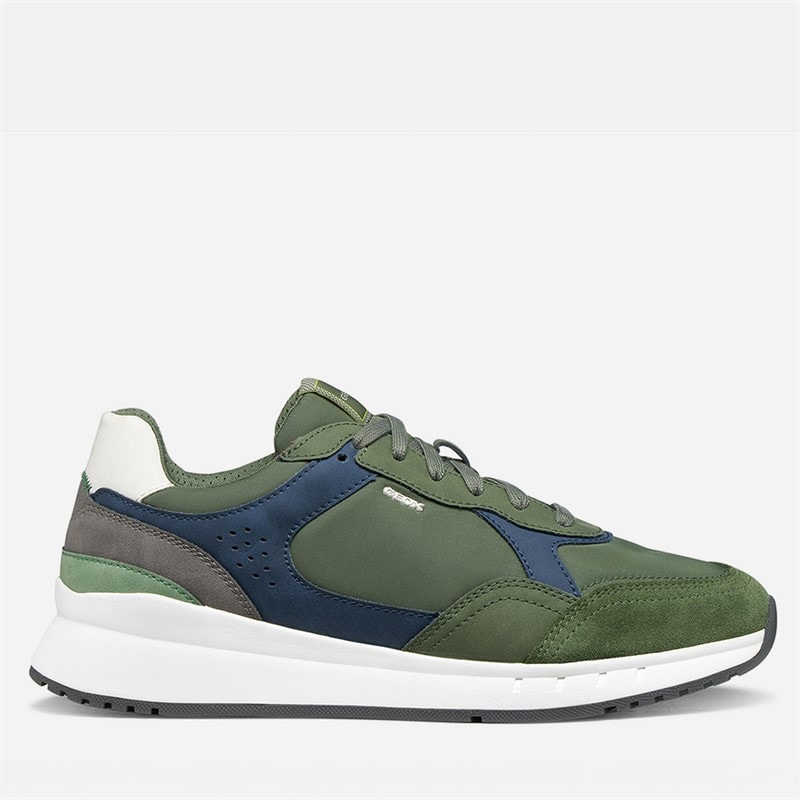 GEOX Mens Branthon Trainers Musk/Dark Avio Musk/Dk Avio