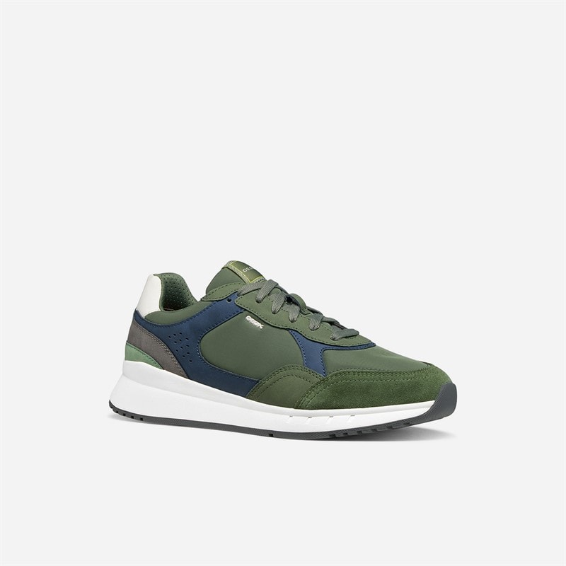 GEOX Mens Branthon Trainers Musk/Dark Avio Musk/Dk Avio - Image 2