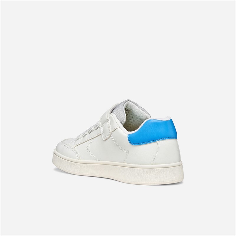 GEOX Boys Eclyper Trainers White/Light Green White/Lt Green - Image 3