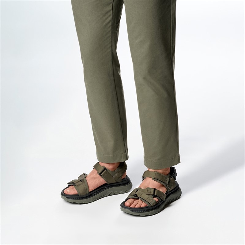 GEOX Mens Spherica Actif Sandals Military - Image 2