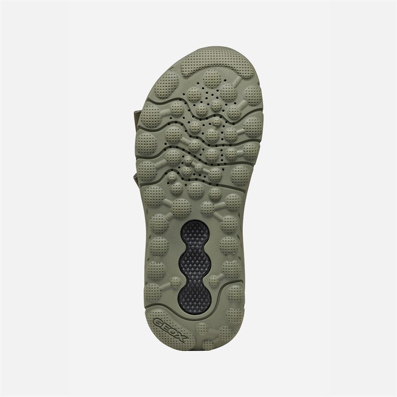 GEOX Mens Spherica Actif Sandals Military - Image 5