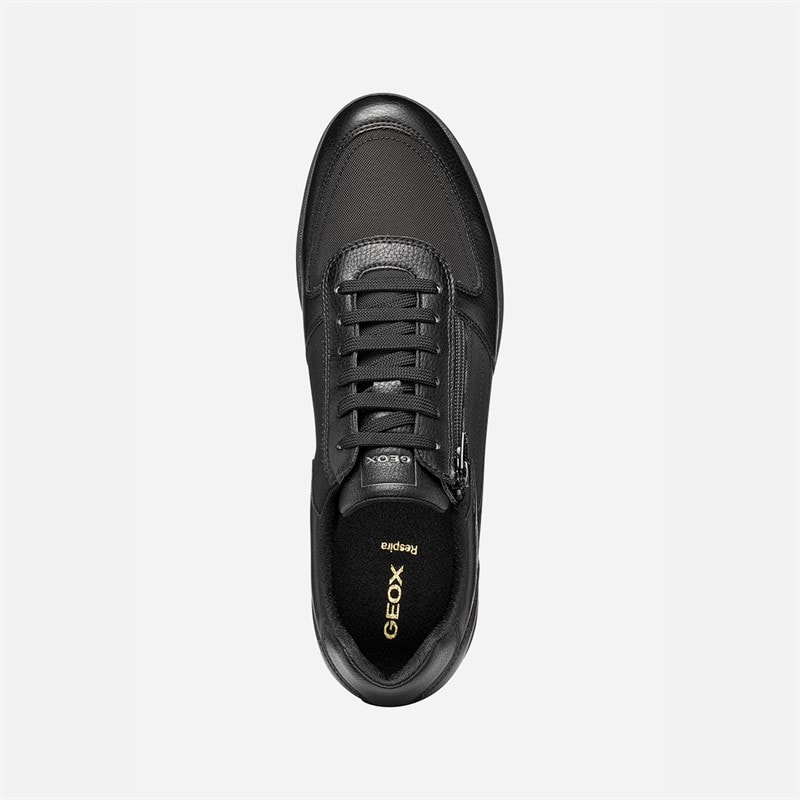 GEOX Mens Avery Trainers Black - Image 4