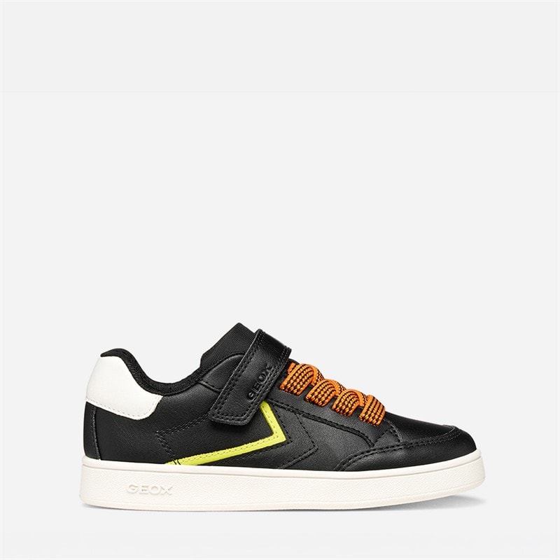 GEOX Infant Boys Eclyper Trainers Black/Orange