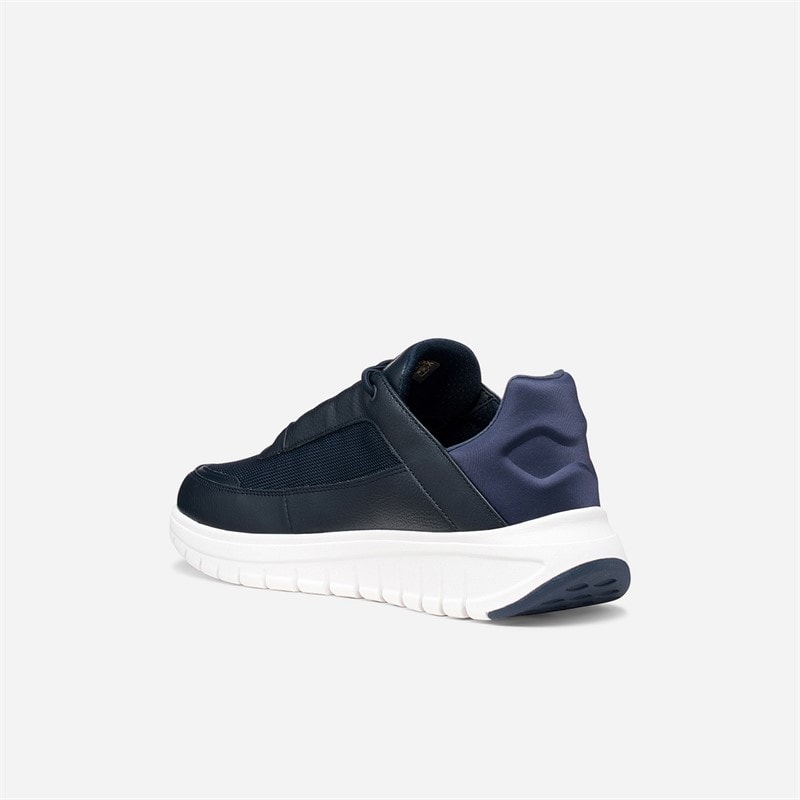 GEOX Mens Flextride R Trainers Navy/Off White - Image 3