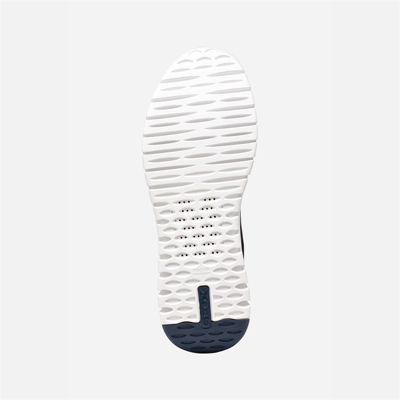 GEOX Mens Flextride R Trainers Navy/Off White - Image 5