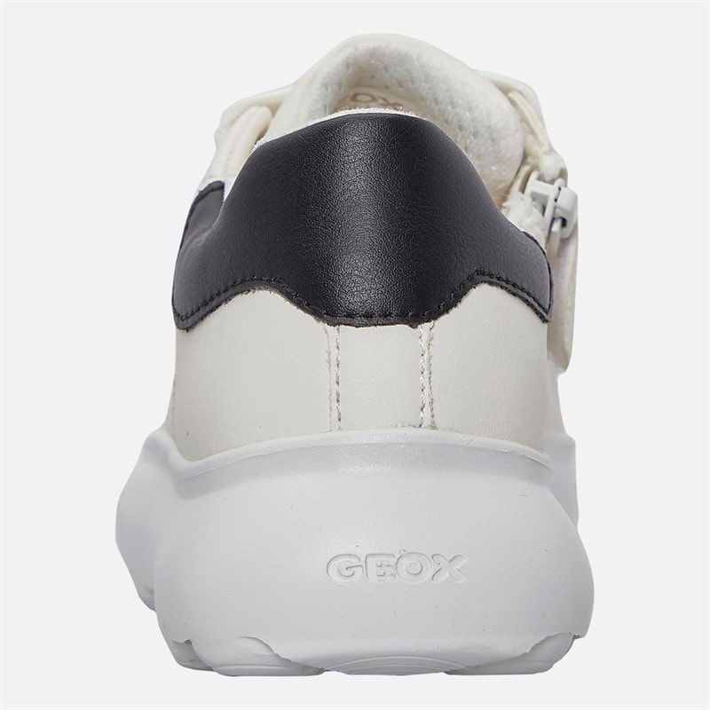 GEOX Girls Puffypop Trainers White/Fuchsia - Image 3