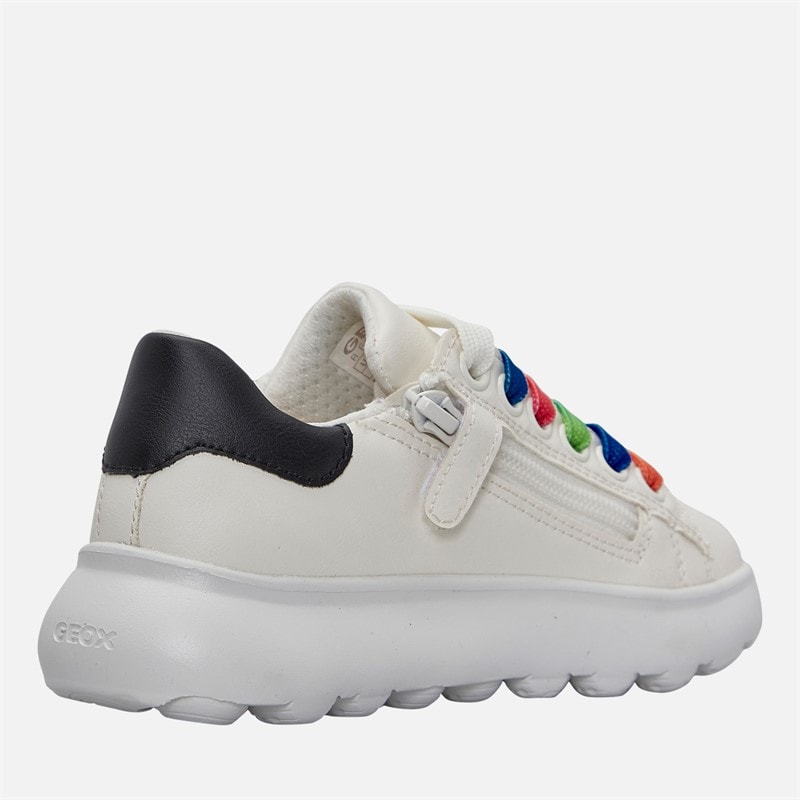 GEOX Girls Puffypop Trainers White/Fuchsia - Image 5