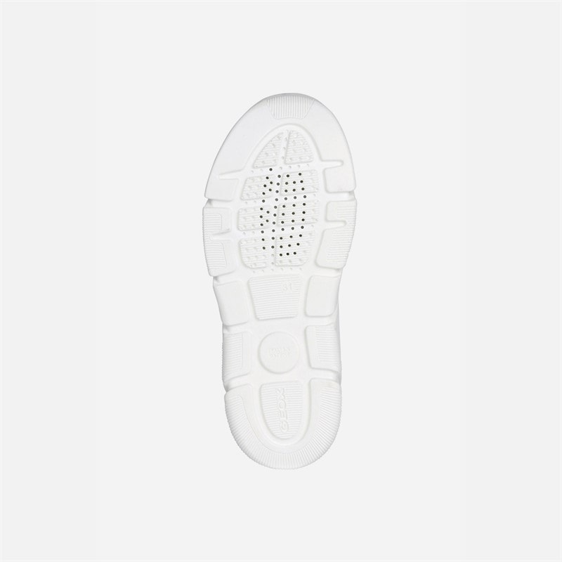 GEOX Junior Boys Aril Trainers Navy/Orange - Image 5