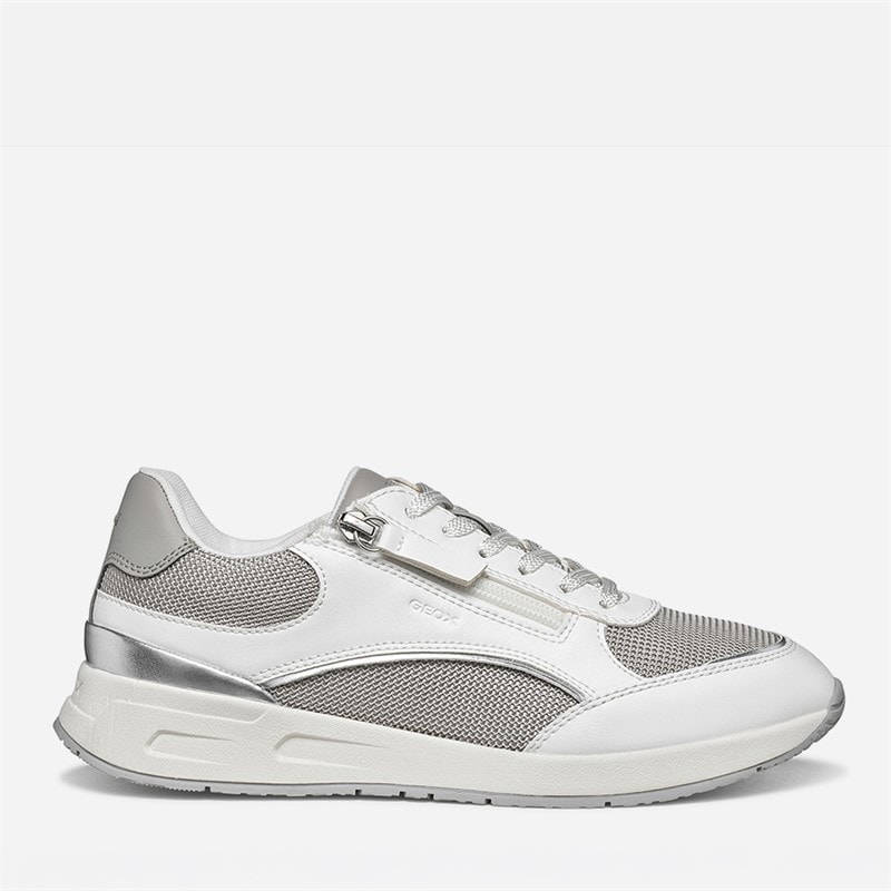 GEOX Womens Bulmya Trainers White/Rock