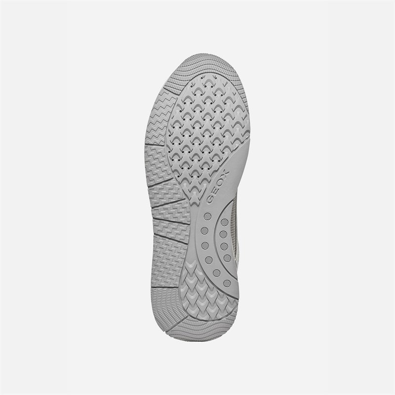 GEOX Womens Bulmya Trainers White/Rock - Image 5