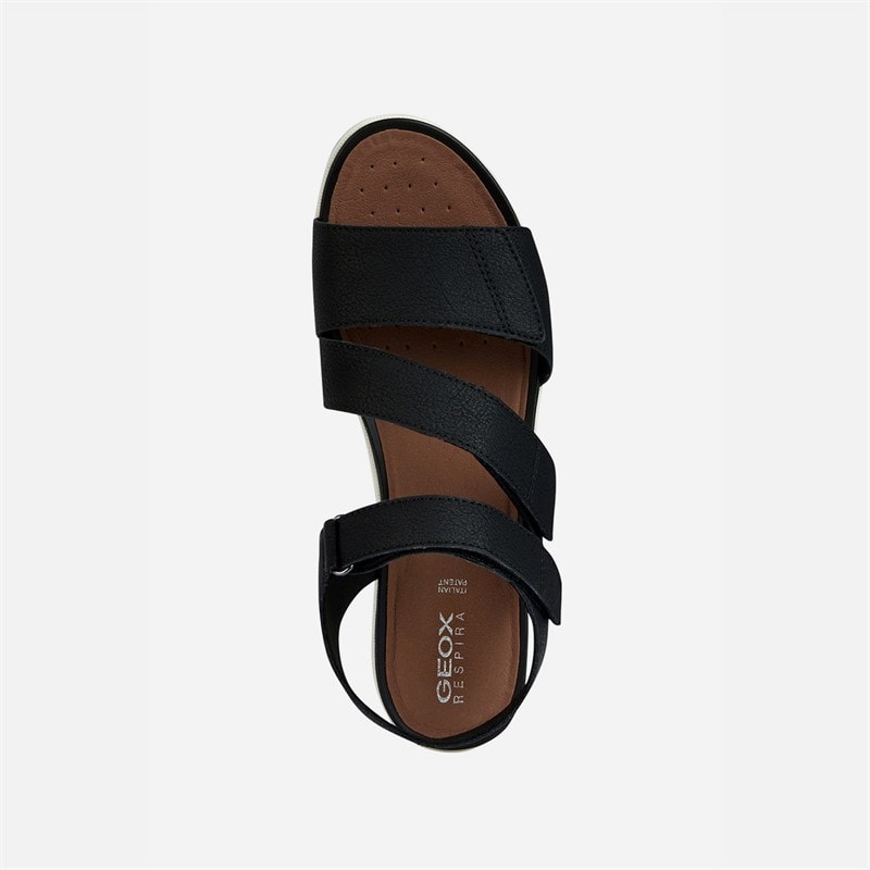 GEOX Womens Vega Sandals Black - Image 4