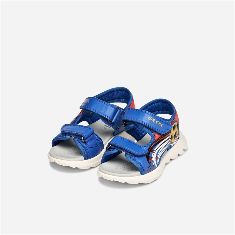 GEOX Infant Boys Airadyum Sandals Royal/Red - Image 2