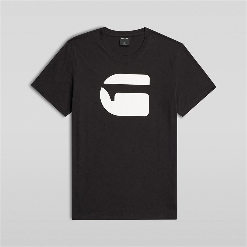 G-STAR Mens Logo Slim T-Shirt Black