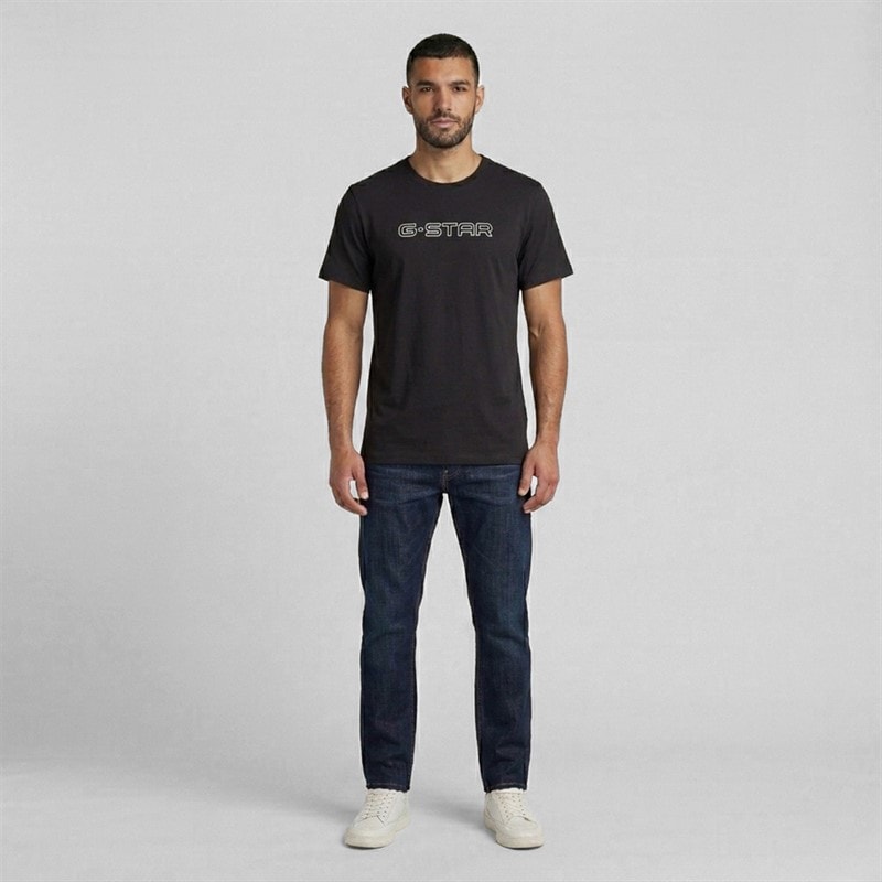 G-STAR Mens Slim T-Shirt Black - Image 2