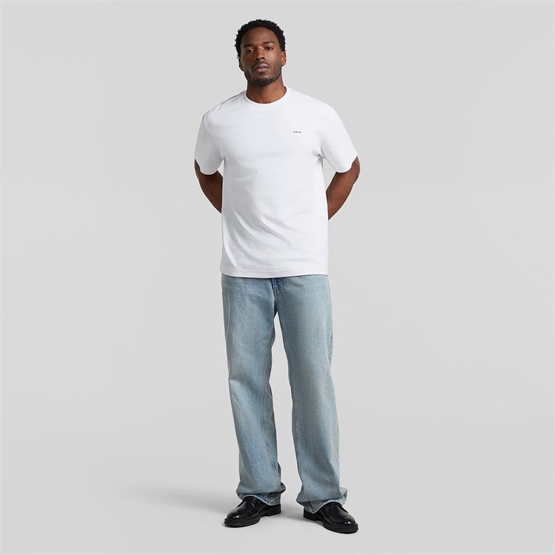 G-STAR Mens Chest Logo T-Shirt White - Image 4