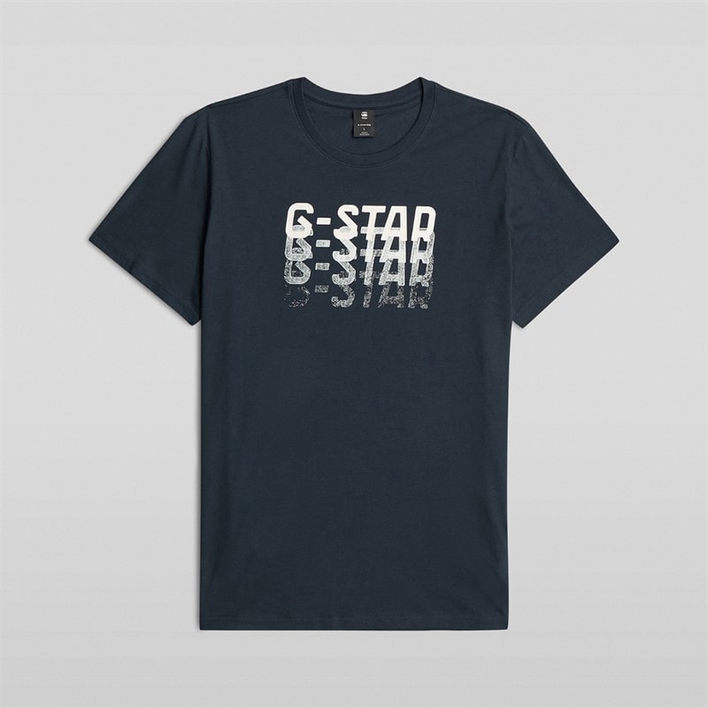 G-STAR Mens Faded T-Shirt Black - Image 1