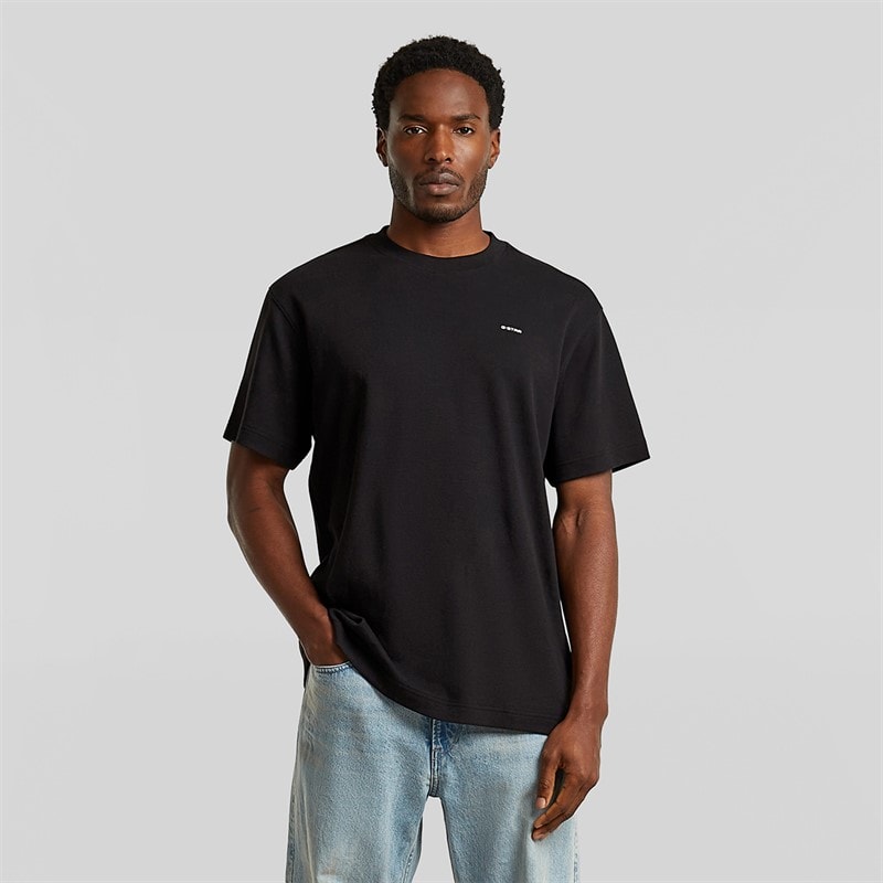 G-STAR Mens Chest Logo T-Shirt Black