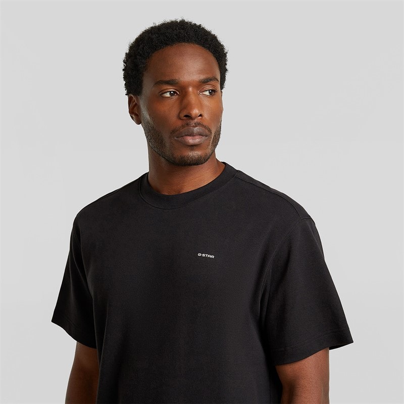 G-STAR Mens Chest Logo T-Shirt Black - Image 3