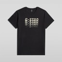 G-STAR Mens Faded T-Shirt Black