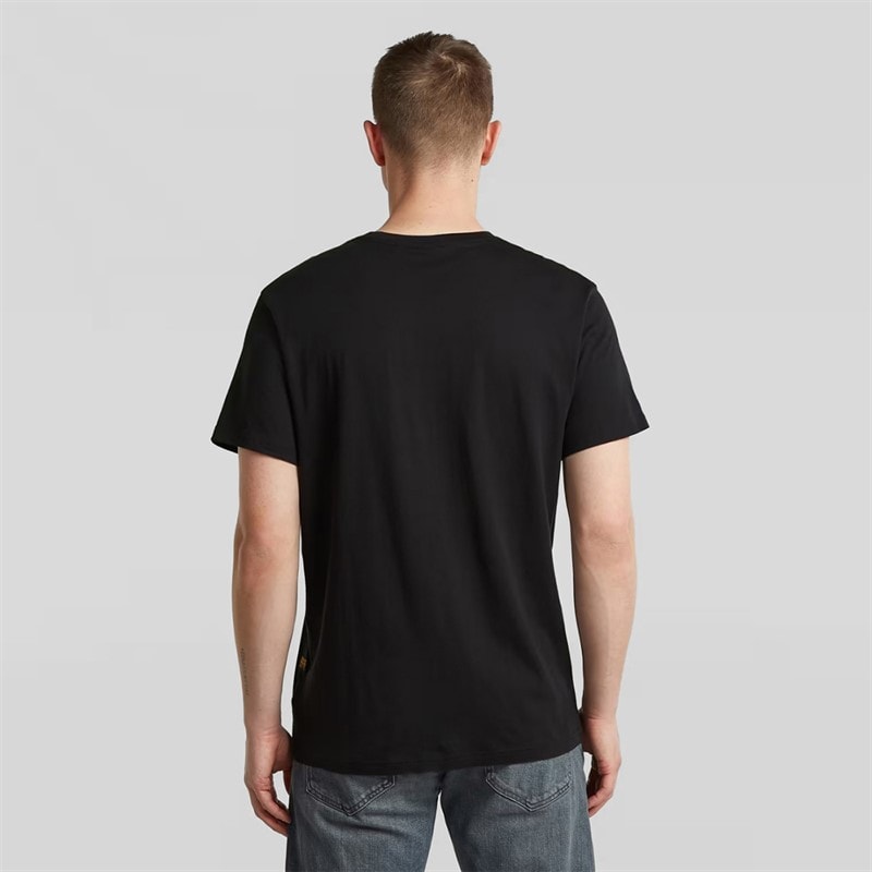 G-STAR Mens Logo T-Shirt Black - Image 2