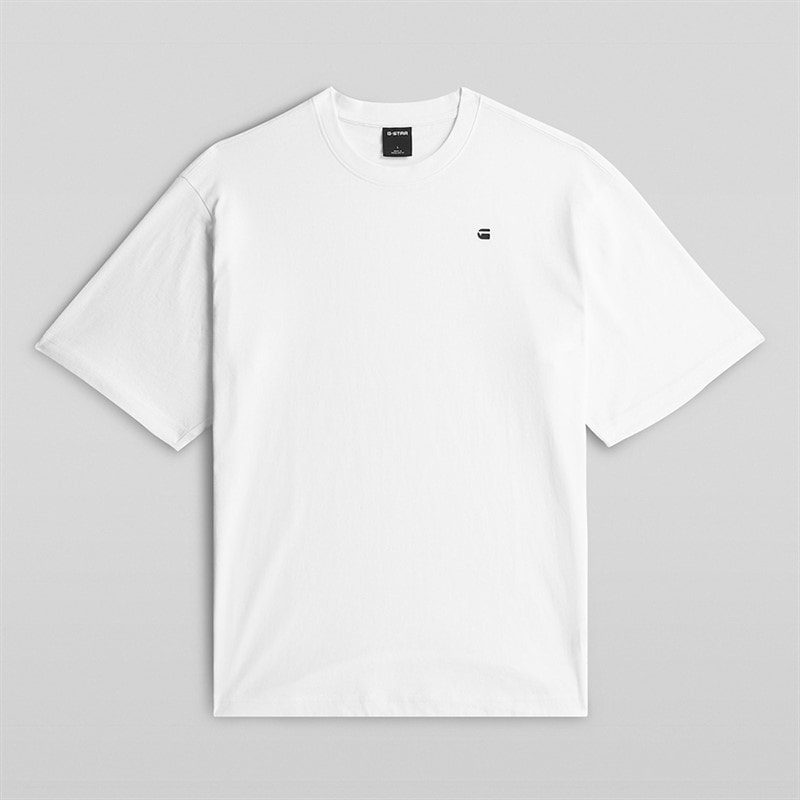 G-STAR Mens Boxy T-Shirt White - Image 2