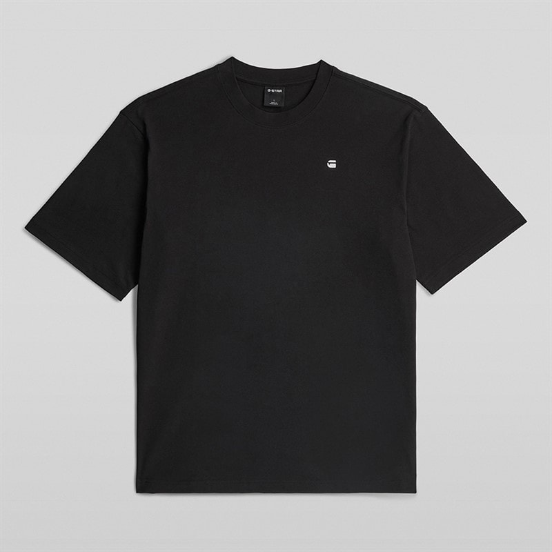 G-STAR Mens Boxy T-Shirt Dark Black - Image 2