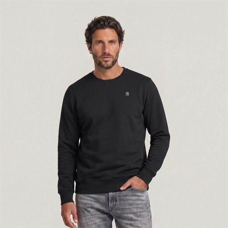 G-STAR Mens Core Sweatshirt Black
