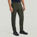 G-STAR Mens Regular Tapered Cargo Trousers Green