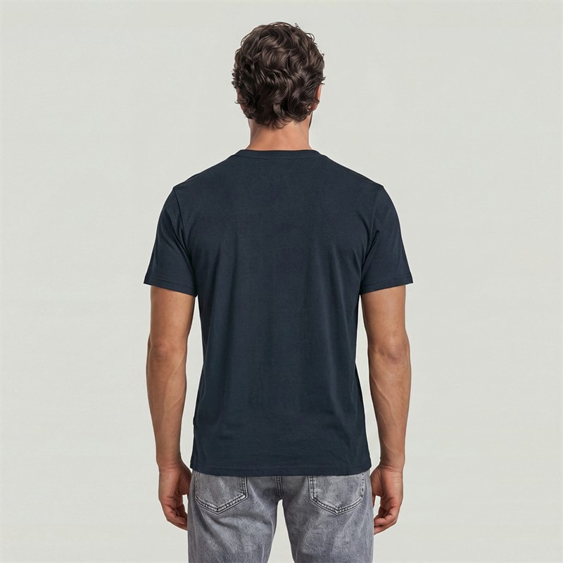 G-STAR Mens Slim T-Shirt Dark Blue - Image 2