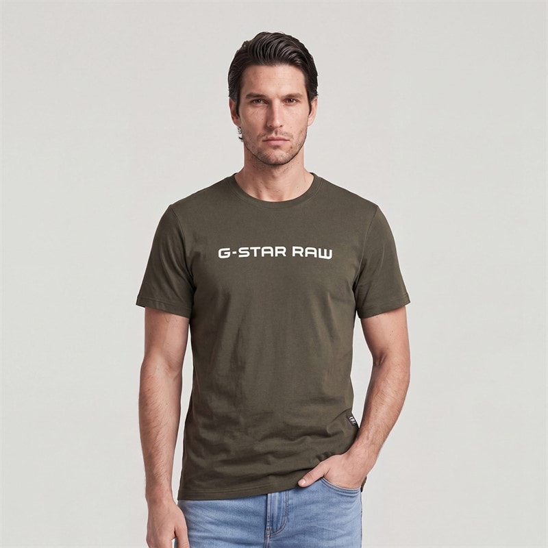 G-STAR Mens Slim T-Shirt Dark Grey