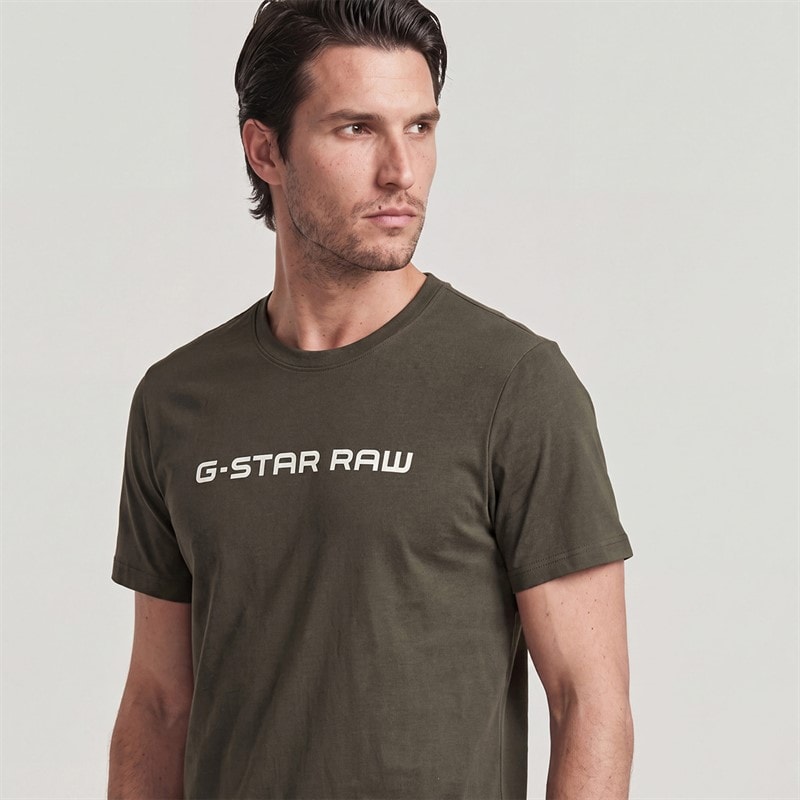 G-STAR Mens Slim T-Shirt Dark Grey - Image 3