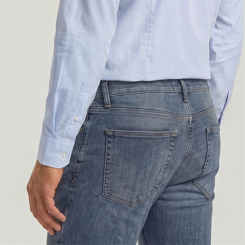 G-STAR Mens 3301 Straight Leg Jeans Medium Blue - Image 4