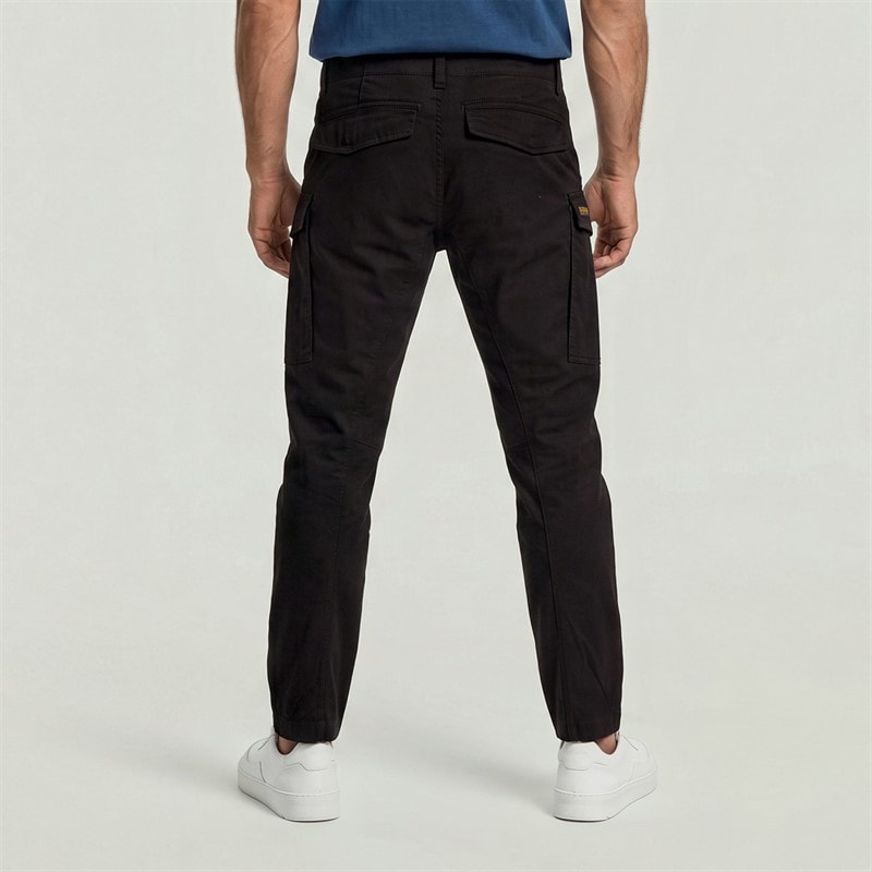 G-STAR Mens Regular Tapered Cargo Trousers Black - Image 2