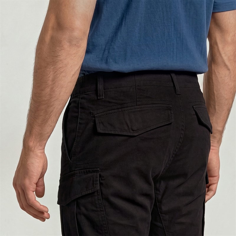 G-STAR Mens Regular Tapered Cargo Trousers Black - Image 3