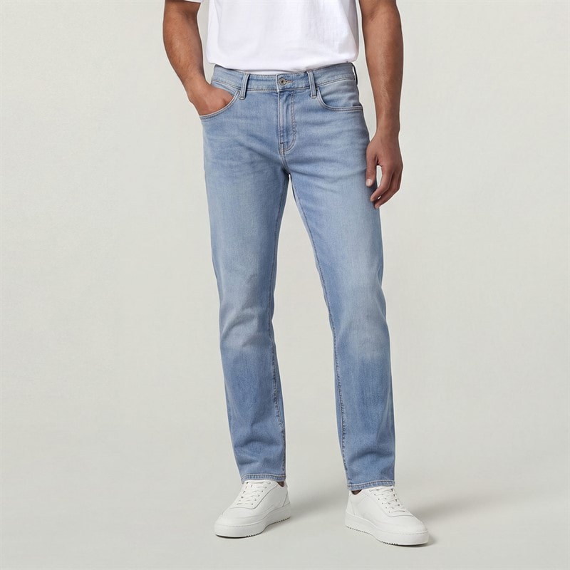 G-STAR Mens 3301 Straight Leg Jeans Medium Blue