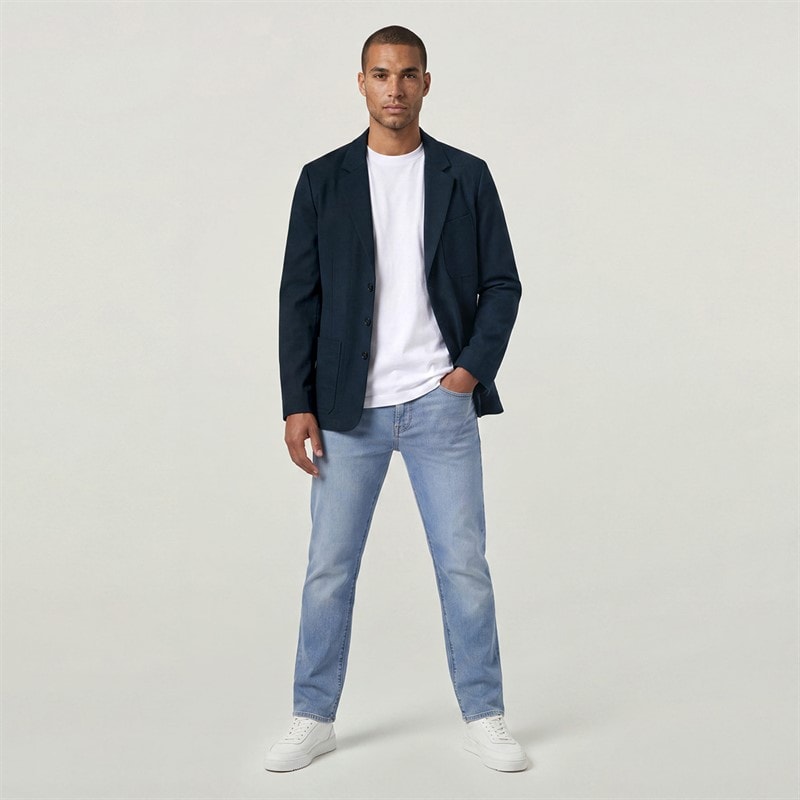 G-STAR Mens 3301 Straight Leg Jeans Medium Blue - Image 5
