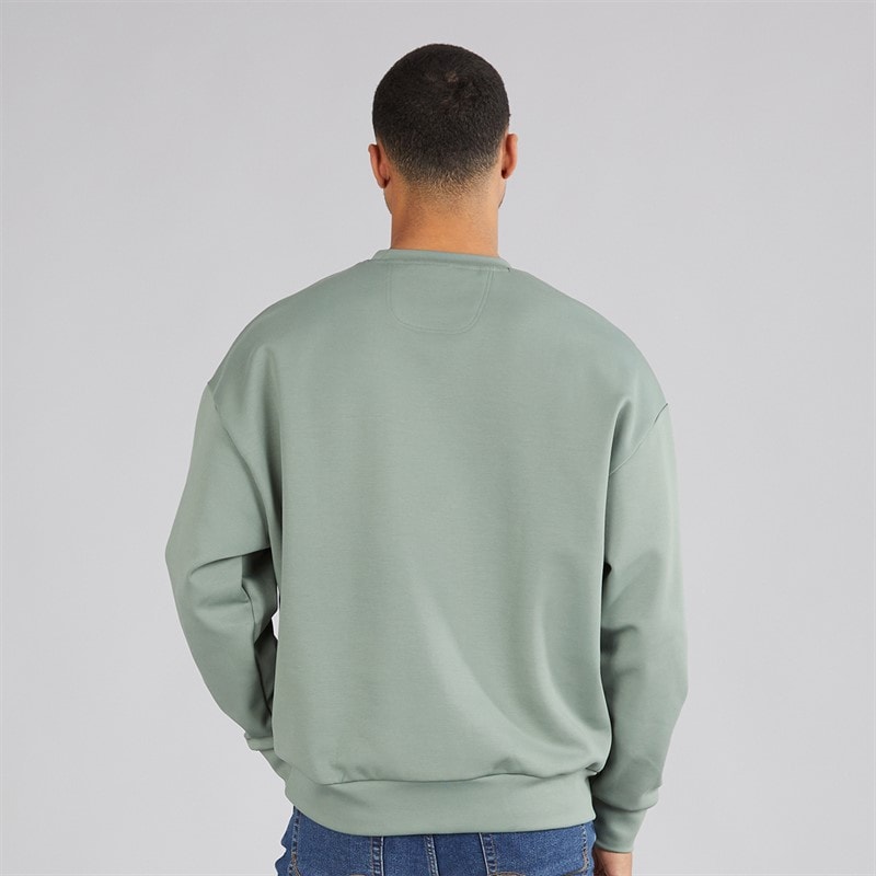 Hugo Boss Mens Stenson Sweatshirt Green - Image 2