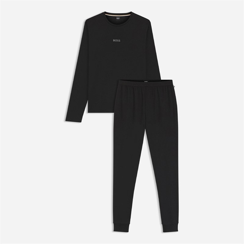 Hugo Boss Mens Xmas Pyjama Set Black